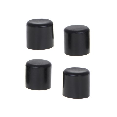 Nakładki podkładki osłonki na nogi krzeseł mebli 4szt. 19mm czarne Nakładki podkładki osłonki na nogi krzeseł mebli 4szt. 19mm czarne