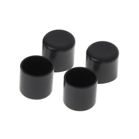 Nakładki podkładki osłonki na nogi krzeseł mebli 4szt. 22mm czarne Nakładki podkładki osłonki na nogi krzeseł mebli 4szt. 22mm czarne