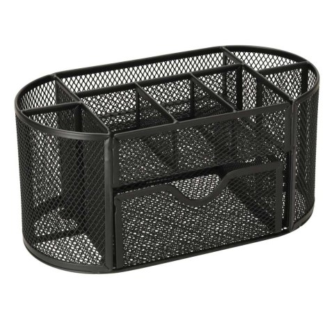 Organizer na biurko przybornik biurkowy metalowy 9 komór Organizer na biurko przybornik biurkowy metalowy 9 komór