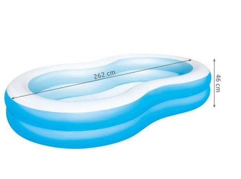 Basen dmuchany 262x157x46cm BESTWAY 54117 Basen dmuchany 262x157x46cm BESTWAY 54117