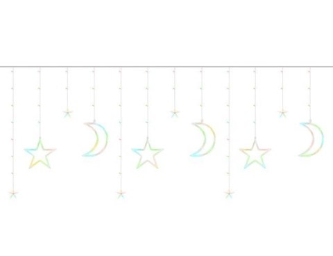 Kurtyna świetlna 138LED - multicolor 31V KŚ11328