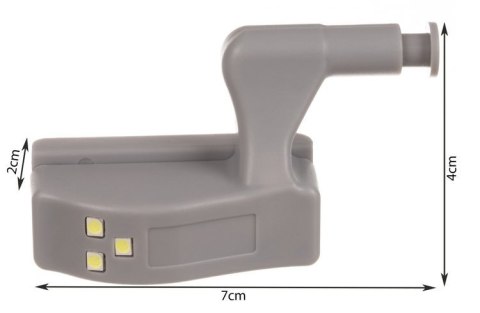 Lampka 3 LED do szafki na zawias Lampka 3 LED do szafki na zawias