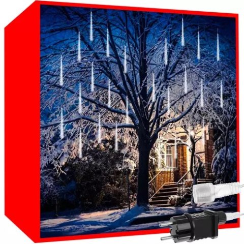 Lampki- meteory 36LED 50cm- zimny biały 19931 Lampki- meteory 36LED 50cm- zimny biały 19931