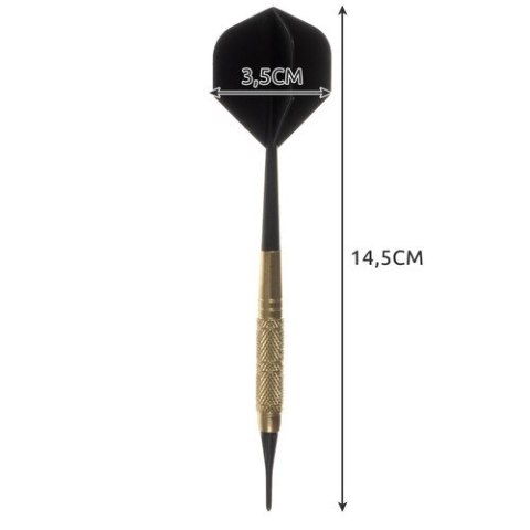 Rzutki dart zestaw 12szt + groty Trizand 21658
