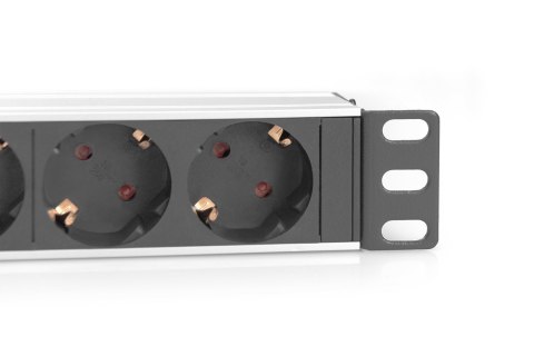10" Socket Strip with Aluminum Profile, 4-way safety sockets | DN-95418 10" Socket Strip with Aluminum Profile, 4-way safety sockets | DN-95418