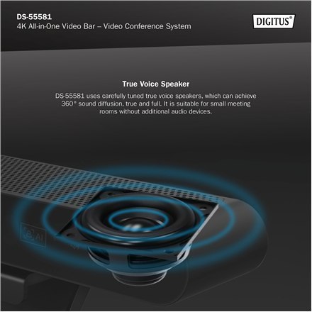 4K All-in-One Video Bar - Video Conference System | DS-55581
