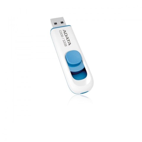 ADATA | C008 | 32 GB | USB 2.0 | Biały/Niebieski ADATA | C008 | 32 GB | USB 2.0 | Biały/Niebieski