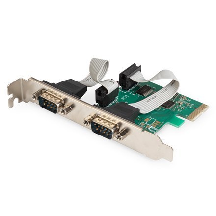 Adaptacyjna karta interfejsu szeregowego PCIe Digitus DS-30000-1 | 2 porty | AX99100 Adaptacyjna karta interfejsu szeregowego PCIe Digitus DS-30000-1 | 2 porty | AX99100