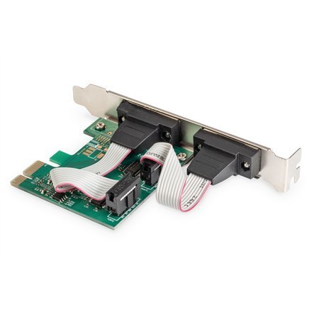 Adaptacyjna karta interfejsu szeregowego PCIe Digitus DS-30000-1 | 2 porty | AX99100 Adaptacyjna karta interfejsu szeregowego PCIe Digitus DS-30000-1 | 2 porty | AX99100