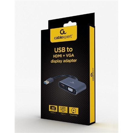 Adapter wideo Cablexpert | 15-pinowy HD D-Sub (HD-15) | 19-pinowy HDMI typ A | żeński | 9-pinowy USB typ A | męski | gwiezdna sz Adapter wideo Cablexpert | 15-pinowy HD D-Sub (HD-15) | 19-pinowy HDMI typ A | żeński | 9-pinowy USB typ A | męski | gwiezdna sz