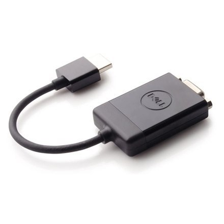 Adapter wideo Dell | 15-pinowy HD D-Sub (HD-15) | żeński | 19-pinowy HDMI typu A | męski | czarny Adapter wideo Dell | 15-pinowy HD D-Sub (HD-15) | żeński | 19-pinowy HDMI typu A | męski | czarny