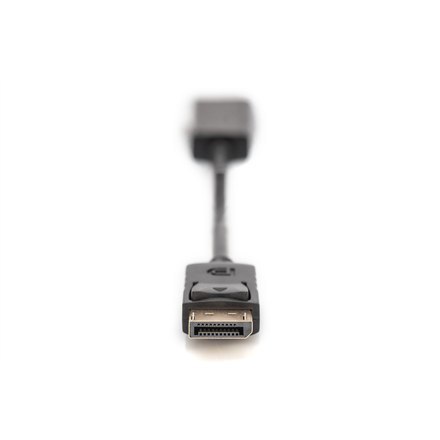 Adapter wideo Digitus | 19-pinowe HDMI typu A | żeńskie | 20-pinowe DisplayPort | męskie | czarne | 0,15 m Adapter wideo Digitus | 19-pinowe HDMI typu A | żeńskie | 20-pinowe DisplayPort | męskie | czarne | 0,15 m
