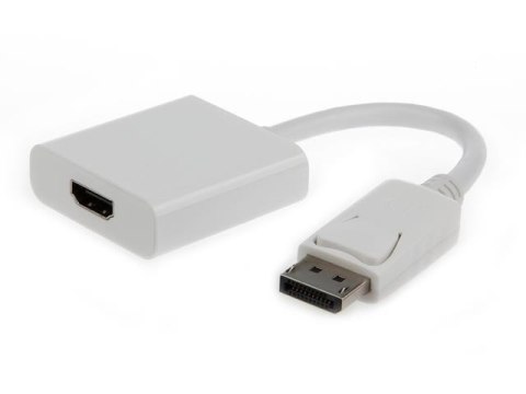 Adapter wideo Gembird | 19-pinowe HDMI typu A | żeńskie | 20-pinowe DisplayPort | męskie | białe Adapter wideo Gembird | 19-pinowe HDMI typu A | żeńskie | 20-pinowe DisplayPort | męskie | białe