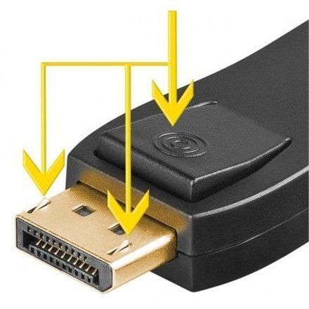 Adapter wideo Goobay | 19-pinowe HDMI typu A | żeńskie | 20-pinowe DisplayPort | męskie Adapter wideo Goobay | 19-pinowe HDMI typu A | żeńskie | 20-pinowe DisplayPort | męskie