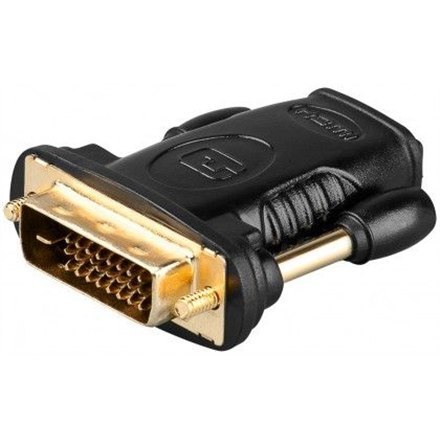 Adapter wideo Goobay | 24+1 pinowy cyfrowy DVI | Męski | 19 pinowy HDMI Typ A | Żeński Adapter wideo Goobay | 24+1 pinowy cyfrowy DVI | Męski | 19 pinowy HDMI Typ A | Żeński