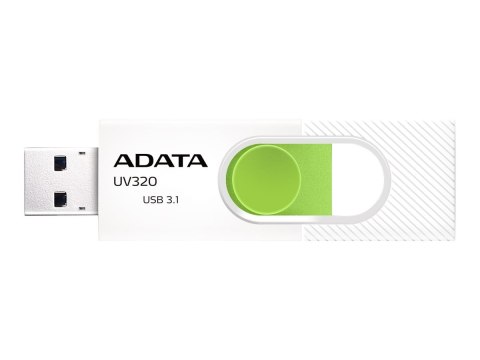 ADATA Pamięć USB UV320 128GB 3.2 Gen1 Biało-Zielona ADATA Pamięć USB UV320 128GB 3.2 Gen1 Biało-Zielona