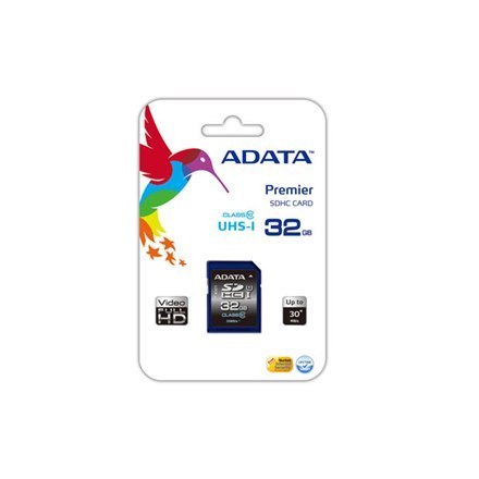 ADATA Premier 32 GB SDHC Karta Pamięci Klasy 10 ADATA Premier 32 GB SDHC Karta Pamięci Klasy 10