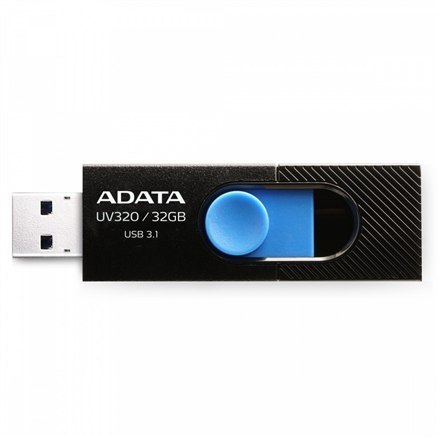 ADATA | UV320 | 32 GB | USB 3.1 | Czarny/Niebieski ADATA | UV320 | 32 GB | USB 3.1 | Czarny/Niebieski