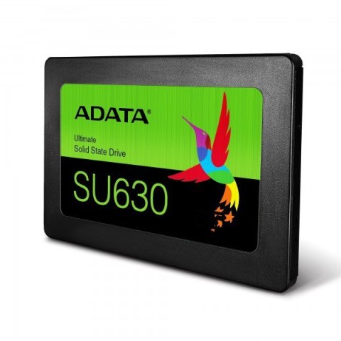 ADATA | Ultimate SU630 3D NAND SSD | 960 GB | Format SSD 2.5" | Interfejs SSD SATA | Prędkość odczytu 520 MB/s | Prędkość zapisu ADATA | Ultimate SU630 3D NAND SSD | 960 GB | Format SSD 2.5" | Interfejs SSD SATA | Prędkość odczytu 520 MB/s | Prędkość zapisu
