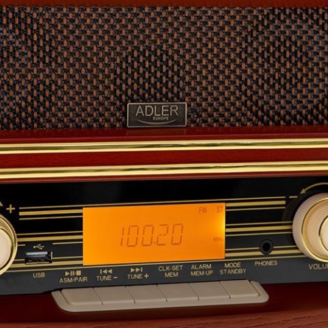 Adler | AD 1187 | Retro Radio | AUX in | Wooden | Alarm function