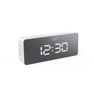 Adler | AD 1189W | Budzik | W | Biały | Funkcja budzika