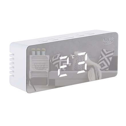 Adler | AD 1189W | Budzik | W | Biały | Funkcja budzika Adler | AD 1189W | Budzik | W | Biały | Funkcja budzika