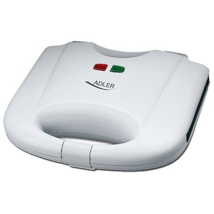 Adler | AD 311 | Gofrownica | 700 W | Liczba porcji 2 | Belgia | Biały Adler | AD 311 | Gofrownica | 700 W | Liczba porcji 2 | Belgia | Biały
