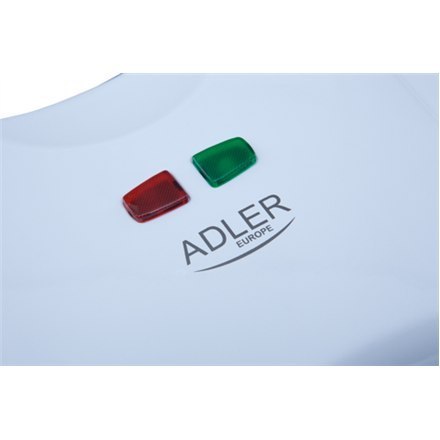 Adler | AD 311 | Gofrownica | 700 W | Liczba porcji 2 | Belgia | Biały Adler | AD 311 | Gofrownica | 700 W | Liczba porcji 2 | Belgia | Biały