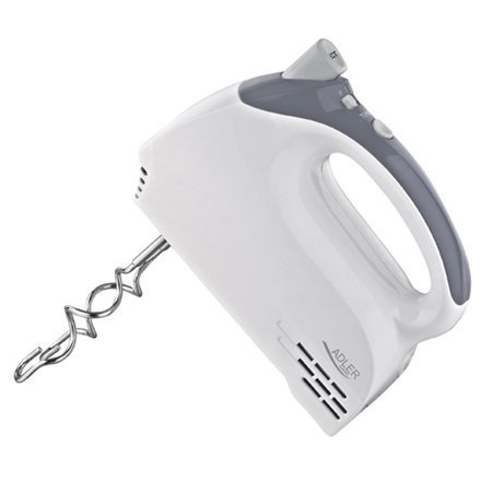 Adler | AD 4201 g | Mikser | Mikser ręczny | 300 W | Liczba prędkości 5 | Tryb Turbo | Biały Adler | AD 4201 g | Mikser | Mikser ręczny | 300 W | Liczba prędkości 5 | Tryb Turbo | Biały