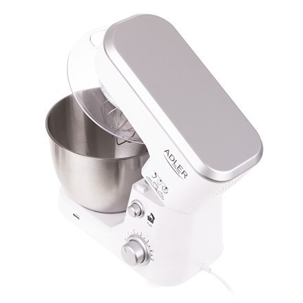 Adler | AD 4216 | Pojemność miski 4 L | 1000 W | Liczba prędkości 6 | Materiał wałka | Biały Adler | AD 4216 | Pojemność miski 4 L | 1000 W | Liczba prędkości 6 | Materiał wałka | Biały