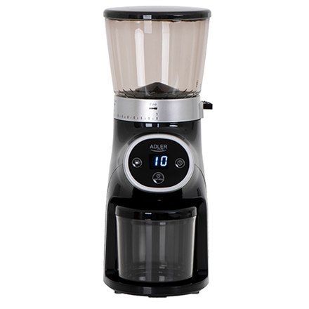 Adler | AD 4450 Burr | Coffee Grinder | 300 W | Coffee beans capacity 300 g | Number of cups 1-10 pc(s) | Black Adler | AD 4450 Burr | Coffee Grinder | 300 W | Coffee beans capacity 300 g | Number of cups 1-10 pc(s) | Black