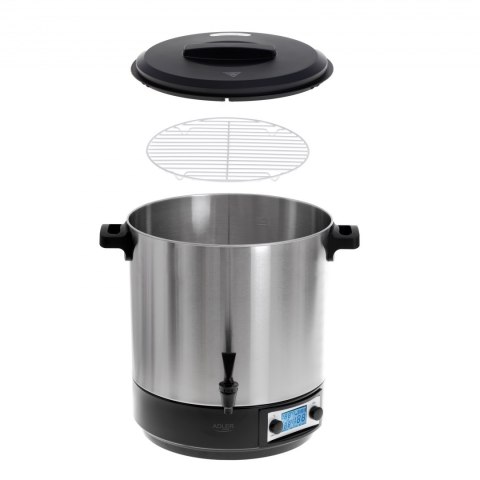 Adler | AD 4496 | Garnek elektryczny / Kuchenka | 28 L | Stal nierdzewna / Czarny | Liczba programów | 2600 W Adler | AD 4496 | Garnek elektryczny / Kuchenka | 28 L | Stal nierdzewna / Czarny | Liczba programów | 2600 W