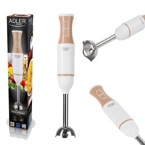 Adler | AD 4616 | 500 W | Blender ręczny | Blender ręczny | Liczba prędkości 2 | Biały Adler | AD 4616 | 500 W | Blender ręczny | Blender ręczny | Liczba prędkości 2 | Biały