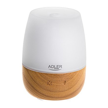 Adler | AD 7967 | Ultrasonic Aroma Diffuser | Ultrasonic | Suitable for rooms up to 25 m² | Brown/White Adler | AD 7967 | Ultrasonic Aroma Diffuser | Ultrasonic | Suitable for rooms up to 25 m² | Brown/White