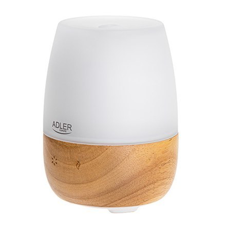 Adler | AD 7967 | Ultrasonic Aroma Diffuser | Ultrasonic | Suitable for rooms up to 25 m² | Brown/White Adler | AD 7967 | Ultrasonic Aroma Diffuser | Ultrasonic | Suitable for rooms up to 25 m² | Brown/White