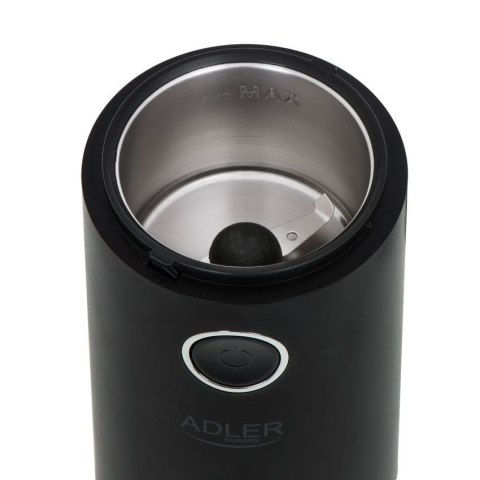 Adler | AD4446bs | Młynek do kawy | 150 W | Pojemność ziaren kawy 75 g | Wyłącznik bezpieczeństwa pokrywy | Liczba filiżanek szt Adler | AD4446bs | Młynek do kawy | 150 W | Pojemność ziaren kawy 75 g | Wyłącznik bezpieczeństwa pokrywy | Liczba filiżanek szt