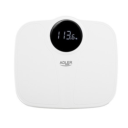 Adler | Bathroom Scale | AD 8172w | Maximum weight (capacity) 180 kg | Accuracy 100 g | Body Mass Index (BMI) measuring | White Adler | Bathroom Scale | AD 8172w | Maximum weight (capacity) 180 kg | Accuracy 100 g | Body Mass Index (BMI) measuring | White