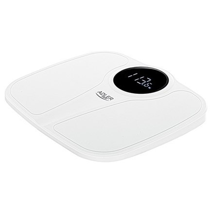 Adler | Bathroom Scale | AD 8172w | Maximum weight (capacity) 180 kg | Accuracy 100 g | Body Mass Index (BMI) measuring | White Adler | Bathroom Scale | AD 8172w | Maximum weight (capacity) 180 kg | Accuracy 100 g | Body Mass Index (BMI) measuring | White