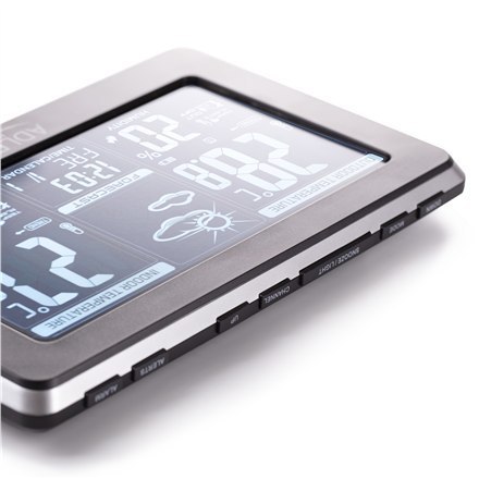Adler | Black | White Digital Display | Weather station | AD 1175 Adler | Black | White Digital Display | Weather station | AD 1175