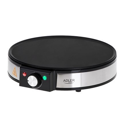 Adler | Crepe Maker | AD 3058 | 1600 W | Ilość ciasta 1 | Crepe | Stal nierdzewna/czarny Adler | Crepe Maker | AD 3058 | 1600 W | Ilość ciasta 1 | Crepe | Stal nierdzewna/czarny