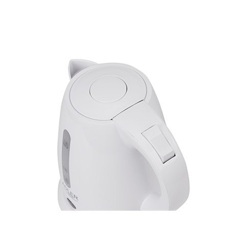 Adler | Czajnik | AD 1272 | Elektryczny | 1600 W | 1 L | Stal nierdzewna/Polipropylen | Podstawa obrotowa 360° | Biały Adler | Czajnik | AD 1272 | Elektryczny | 1600 W | 1 L | Stal nierdzewna/Polipropylen | Podstawa obrotowa 360° | Biały