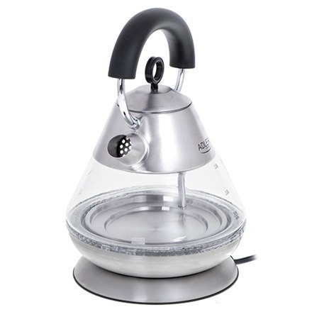 Adler | Czajnik | AD 1282 | Elektryczny | 1850 W | 1.5 L | Szkło/Ze stali nierdzewnej | Obracany o 360° podstawa | Inox Adler | Czajnik | AD 1282 | Elektryczny | 1850 W | 1.5 L | Szkło/Ze stali nierdzewnej | Obracany o 360° podstawa | Inox