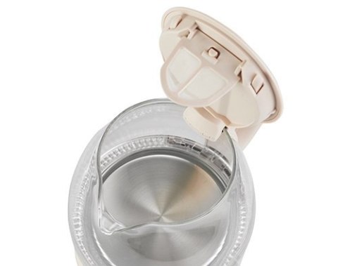Adler | Czajnik | AD 1283C | Elektryczny | 900 W | 1 L | Szkło/stal nierdzewna | Podstawa obrotowa 360° | Kremowy Adler | Czajnik | AD 1283C | Elektryczny | 900 W | 1 L | Szkło/stal nierdzewna | Podstawa obrotowa 360° | Kremowy