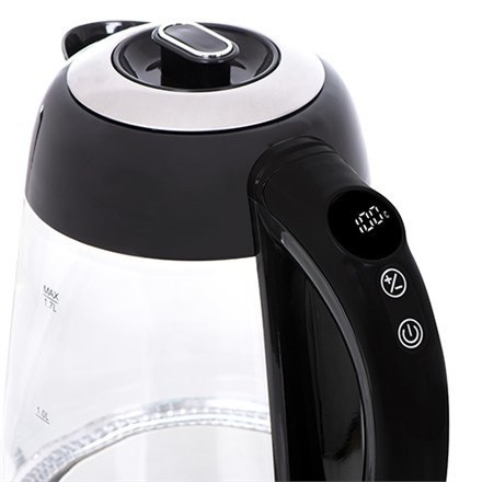 Adler | Czajnik | AD 1285 | Elektryczny | 2200 W | 1,7 L | Szkło/stal nierdzewna | Podstawa obrotowa 360° | Szary Adler | Czajnik | AD 1285 | Elektryczny | 2200 W | 1,7 L | Szkło/stal nierdzewna | Podstawa obrotowa 360° | Szary