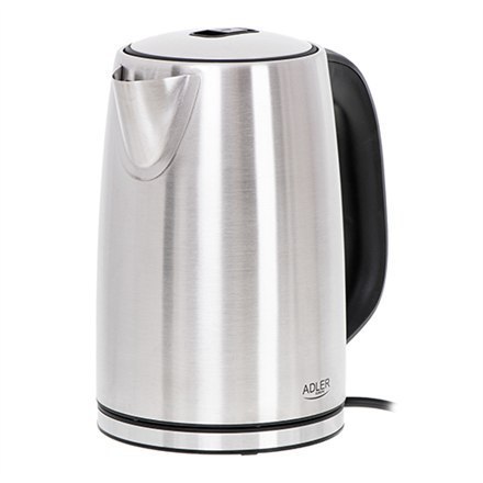 Adler | Czajnik | AD 1340 | Elektryczny | 2200 W | 1,7 L | Stal nierdzewna | Podstawa obrotowa 360° | Inox Adler | Czajnik | AD 1340 | Elektryczny | 2200 W | 1,7 L | Stal nierdzewna | Podstawa obrotowa 360° | Inox