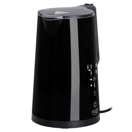 Adler | Czajnik | AD 1345b | Elektryczny | 2200 W | 1,7 L | Stal nierdzewna | Podstawa obrotowa 360° | Czarny Adler | Czajnik | AD 1345b | Elektryczny | 2200 W | 1,7 L | Stal nierdzewna | Podstawa obrotowa 360° | Czarny
