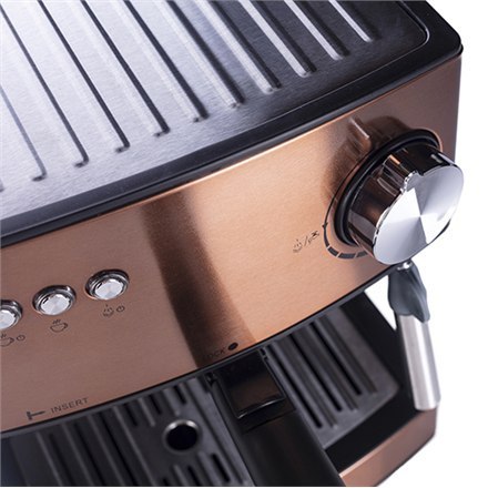 Adler | Ekspres do kawy espresso | AD 4404cr | Ciśnienie pompy 15 bar | Wbudowany spieniacz do mleka | Półautomatyczny | 850 W | Adler | Ekspres do kawy espresso | AD 4404cr | Ciśnienie pompy 15 bar | Wbudowany spieniacz do mleka | Półautomatyczny | 850 W |