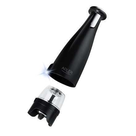 Adler | Electric Salt and pepper grinder | AD 4449b | Grinder | 7 W | Housing material ABS plastic | Lithium | Mills with cerami Adler | Electric Salt and pepper grinder | AD 4449b | Grinder | 7 W | Housing material ABS plastic | Lithium | Mills with cerami