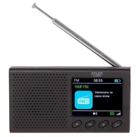 Adler AD 1198 FM Travel Radio, 87.5 - 108 MHz RDS, Speaker power 3W, Black Adler AD 1198 FM Travel Radio, 87.5 - 108 MHz RDS, Speaker power 3W, Black