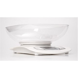 Adler AD 3137 Kitchen scales, Capacity 5 kg , Graduation 1g, Big LCD Display, Auto-zero/Auto-off, Large bowl, White Adler | Adle